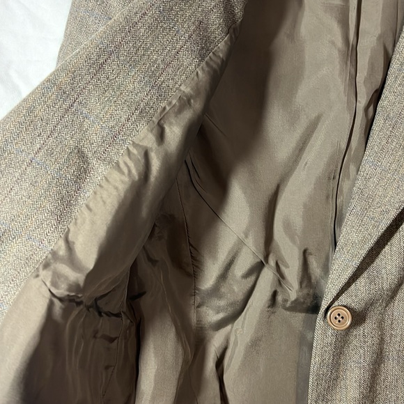 Harve’ Benard Petite Wool Blazer- Single Button - Brown - Picture 7 of 8